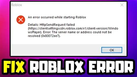 What does error occurred mean?