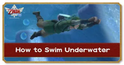 Why cant i swim in skyward sword?