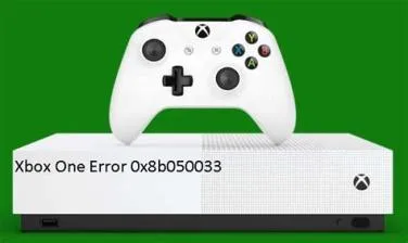 What is error 0x8b050033 on xbox one?