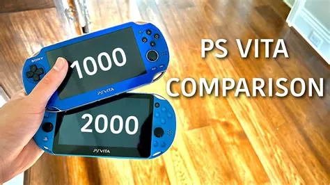 What is the difference between ps vita 1000 and 2000?