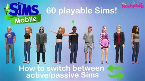 Can you have more than 4 playable sims in sims mobile?