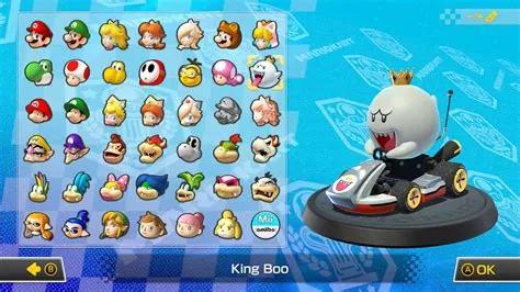 What mario kart characters are not in 8 deluxe?