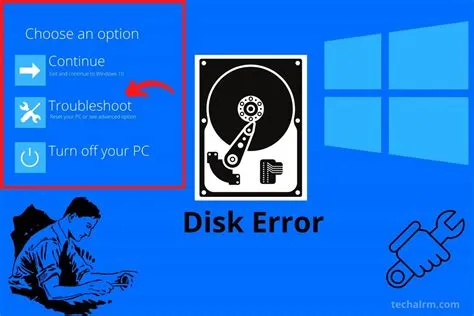 What is repair disk error?