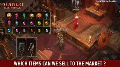 Can you sell diablo immortal?