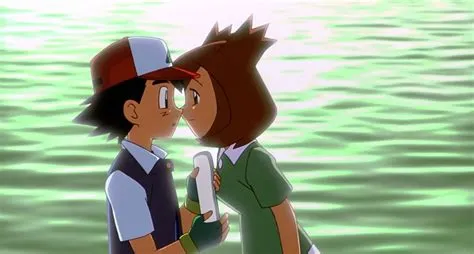 Did ash kiss latias?