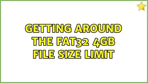 Is 4gb file limit fat32?