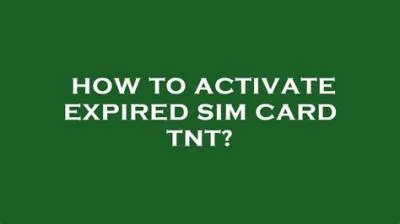 Can i use an expired sim?