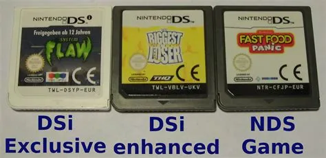 What ds games are dsi enhanced?