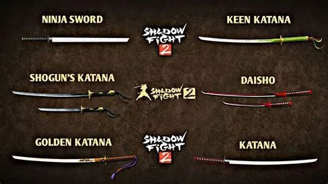 Does shadow fight 3 have katana?