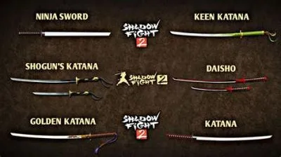 Does shadow fight 3 have katana?