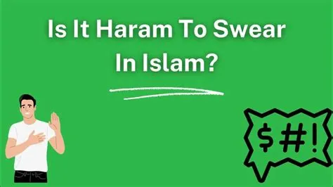 Is it haram to swear to god?