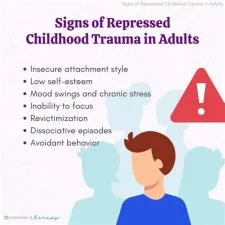 What are the signs of trauma in a 12 year old?