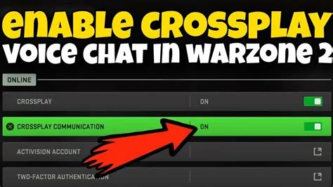 Why cant i enable crossplay on warzone?