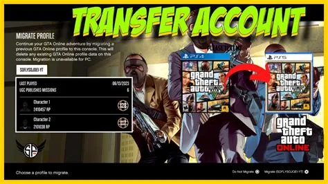 What happens if i migrate my gta online account?