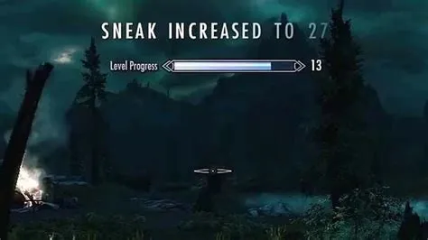 What increases skills in skyrim?