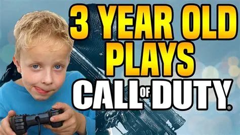 Why do little kids play cod?