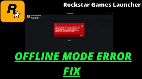 How do i fix offline mode in gta 5 epic games?