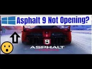 Why asphalt 9 is not opening in pc?