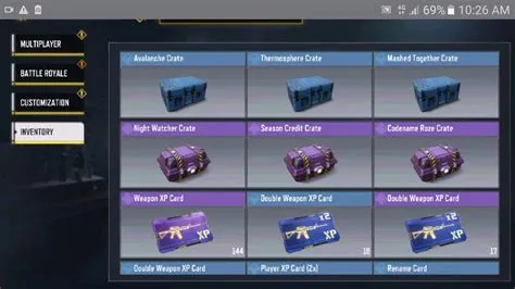 How much is 10 crates in codm?