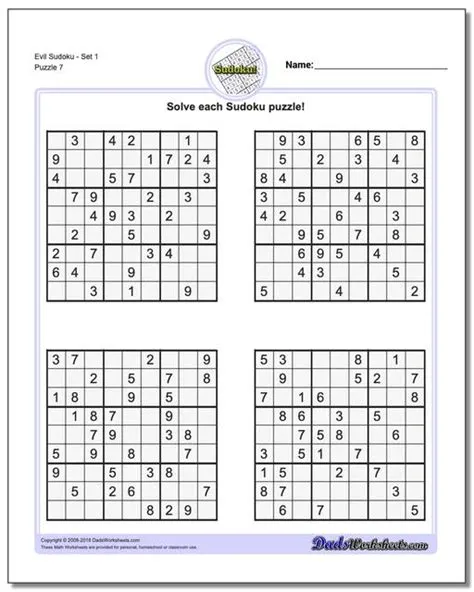 How do you play sudoku evil?