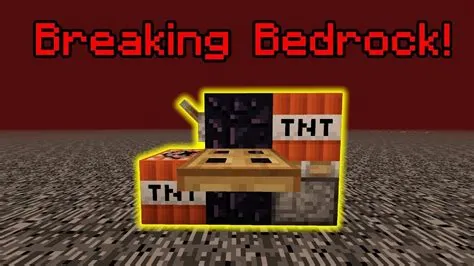 How long you can break bedrock?