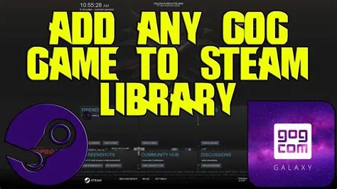 Can you add gog dlc to steam?