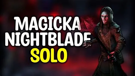 Can magicka nightblade solo?