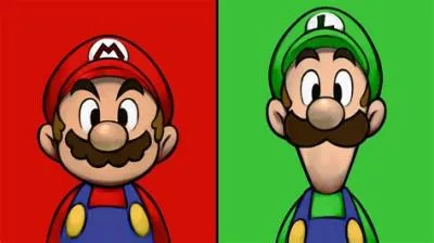 Why is mario red and luigi green?