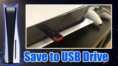 Can you use usb to save ps5 games?