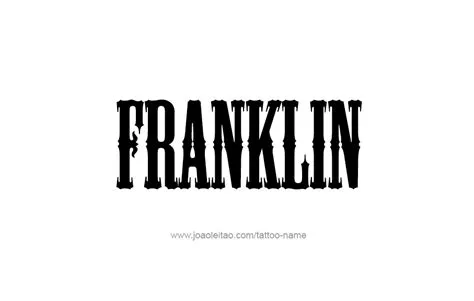 Is franklin a white name?