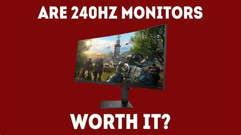 Is a 240 hz monitor worth it?