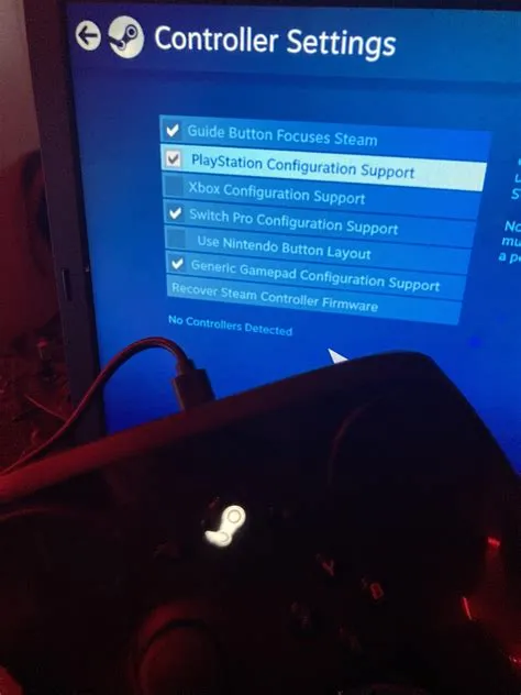 Why does steam say no controllers detected?