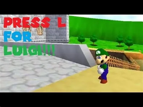 What is the cheat code for luigi in sm64?