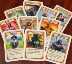 What is the objective of a matching type card game?