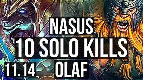 Does nasus beat olaf?