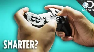 Are people good at video games smarter?