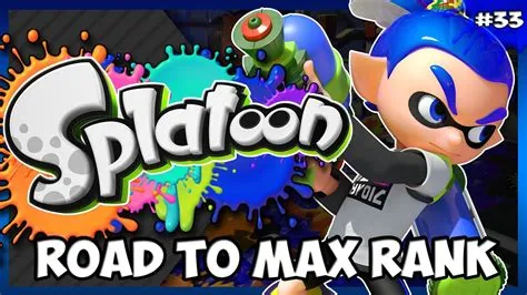 What is the max rank in splatoon?