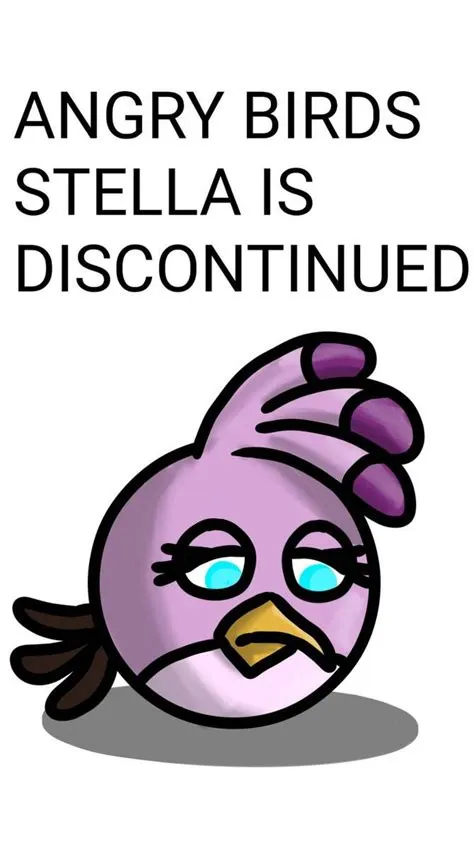 Why was angry birds stella discontinued?