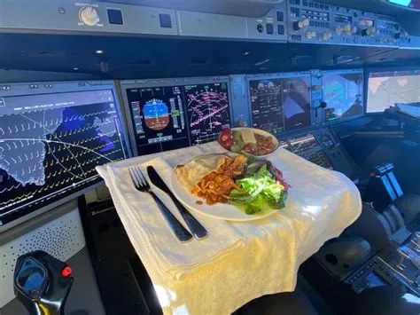 Are pilots allowed to eat the same meal?