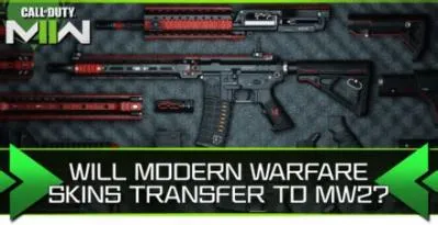 Can you transfer skins to mw2?