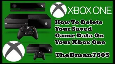 What happens if you delete saved data for a game on xbox?