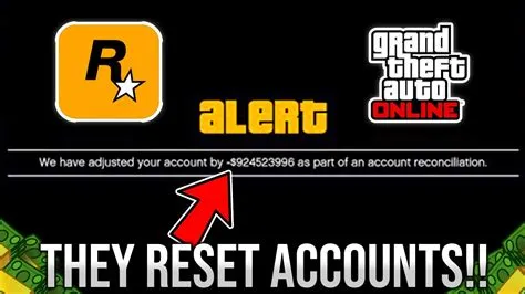 Can i reset my gta v account?