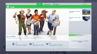 Can sims 4 be played offline?