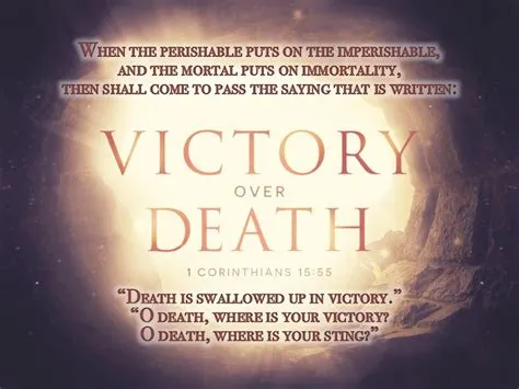 What does victory or death mean?