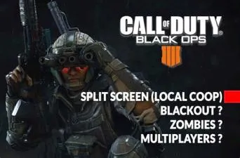 Which call of duty has 4-player split-screen zombies?