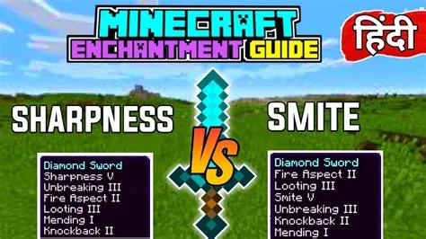 Can smite be paired with sharpness?