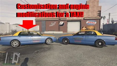 Can you upgrade the taxi in gta 5?