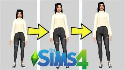 Can you change height in sims 4?