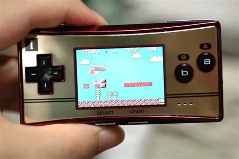 Can the game boy micro play gba games?