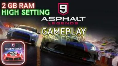 Can i play asphalt 9 on 2gb ram?